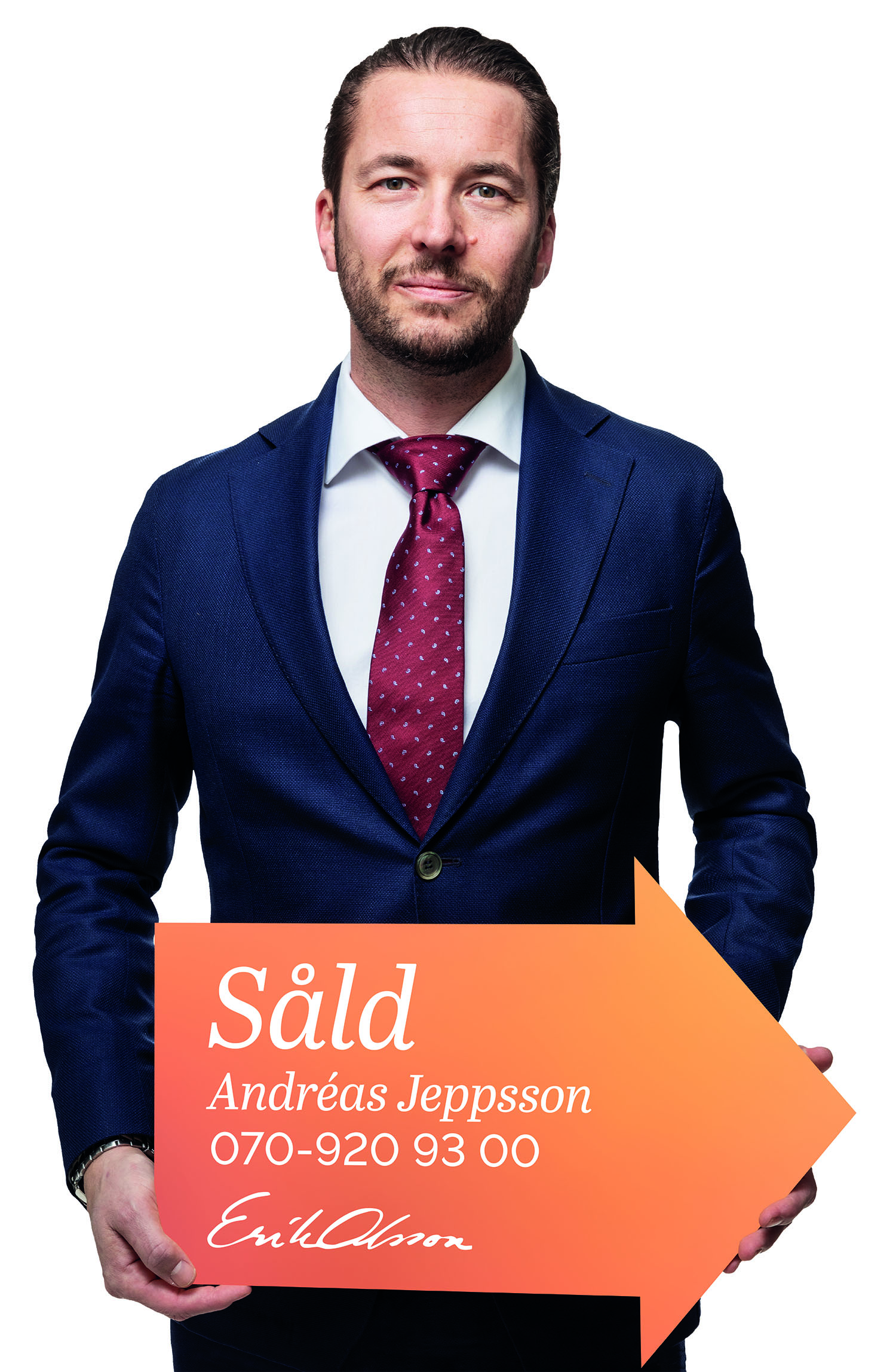 Mäklarskylt "Såld"