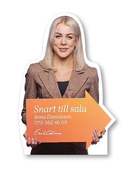 Mäklarskylt "Snart till Salu"