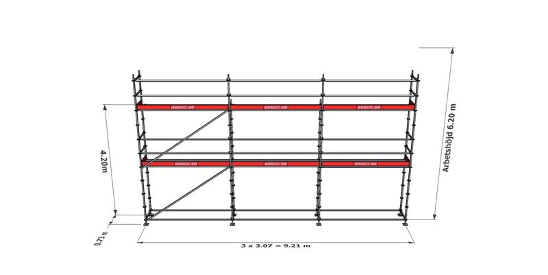 Modulställningspaket 11 (9x6m)