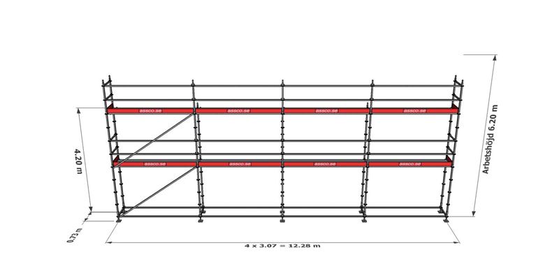 Modulställningspaket 13 (12x6m)
