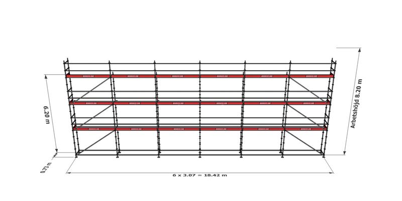 Modulställningspaket 22 (18x8m)
