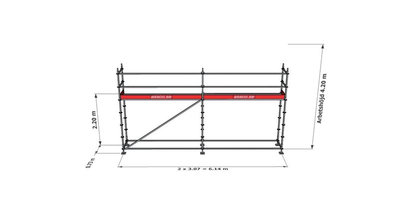 Modulställningspaket 2 (6x4m)