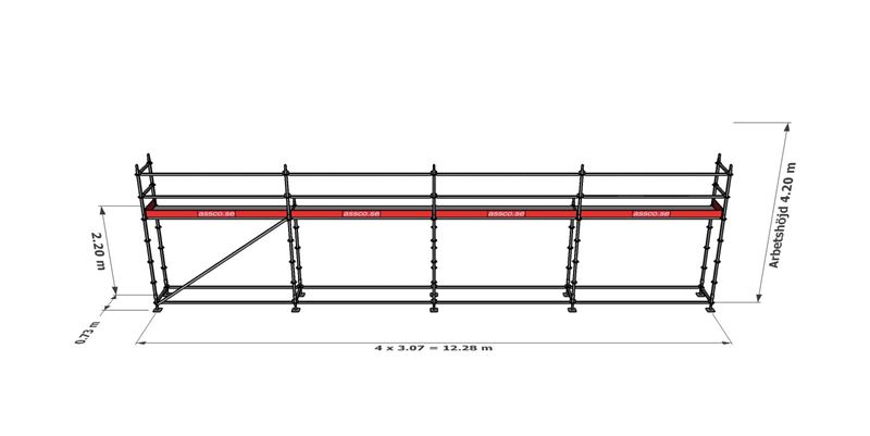 Modulställningspaket 5 (12x4m )