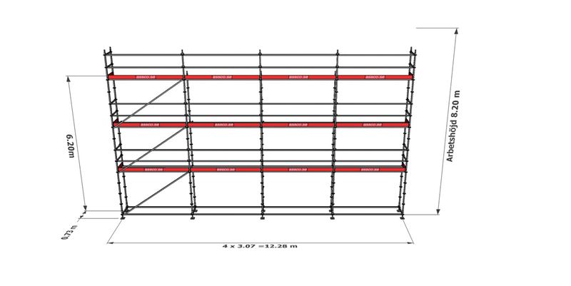 Modulställningspaket 20 (12x8m)