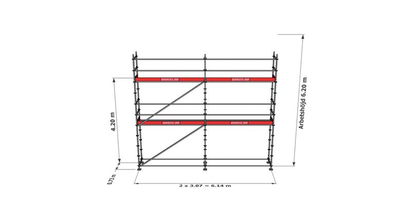 Modulställningspaket 10 (6x6m)