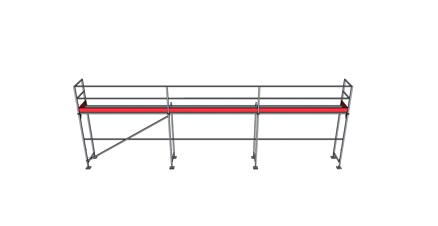 Rampaket 203 Stål 9x4m
