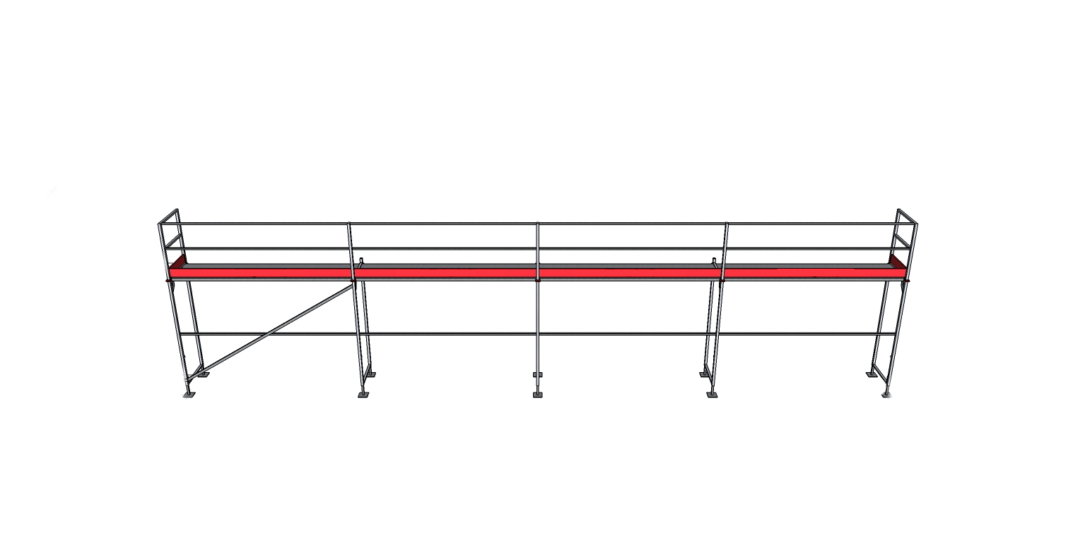 Rampaket 205 Stål 12 x 4m