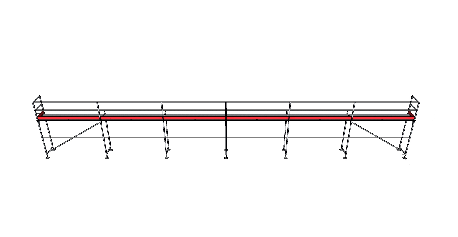 Rampaket 208 Stål 18 x 4m
