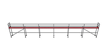 Rampaket 208 Stål 18 x 4m
