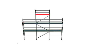 Rampaket 213 Stål 9 x 6m + topp