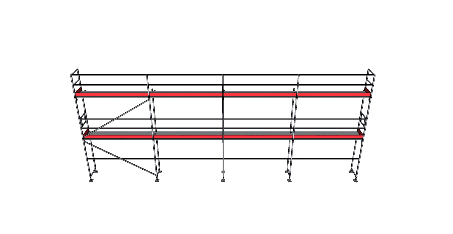 Rampaket 214 Stål 12 x 6m
