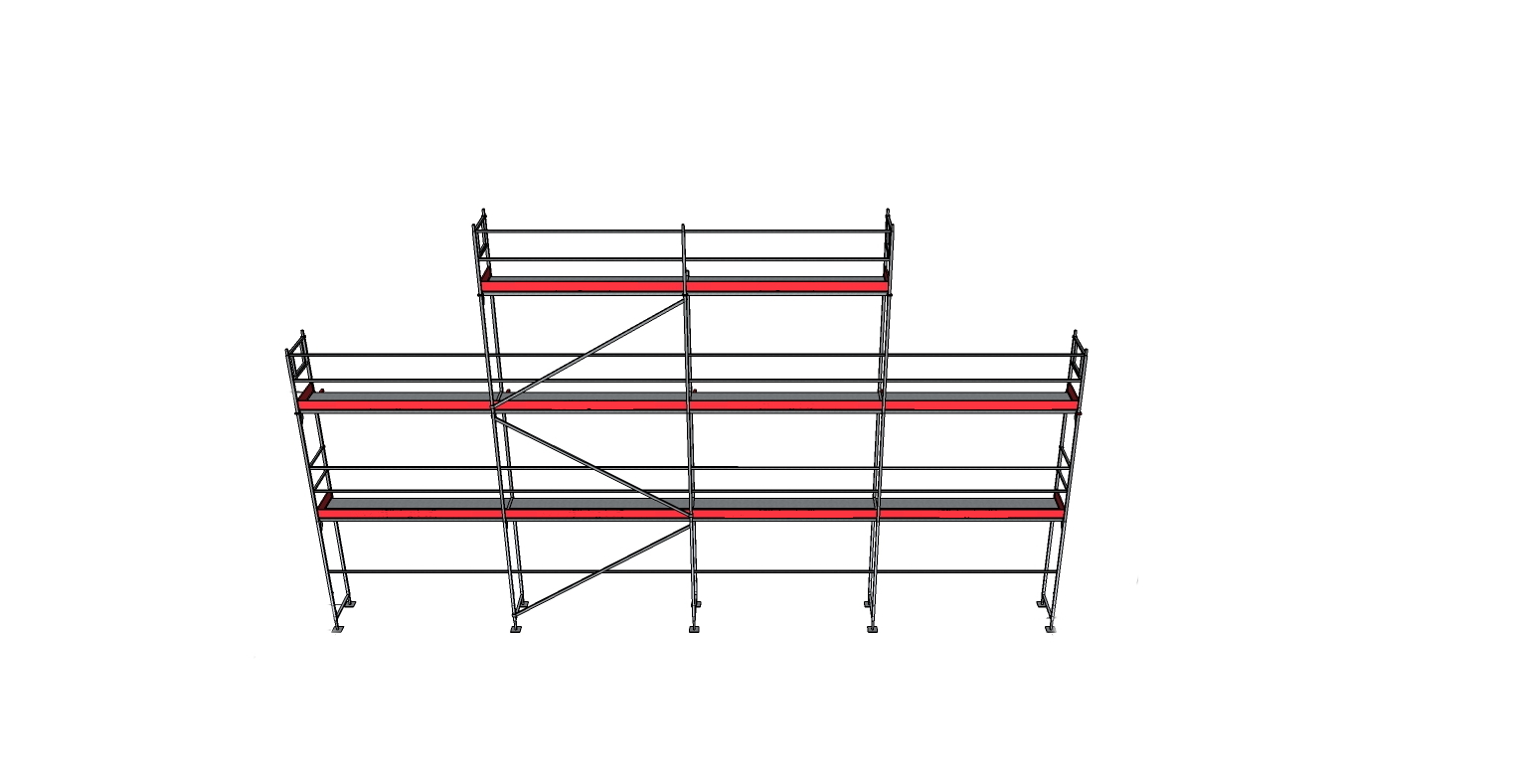 Rampaket 215 Stål 12 x 6m + topp