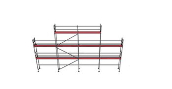 Rampaket 215 Stål 12 x 6m + topp