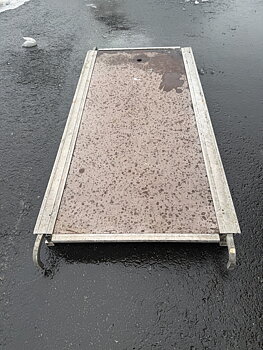 Plattform med plywood 2,5m
