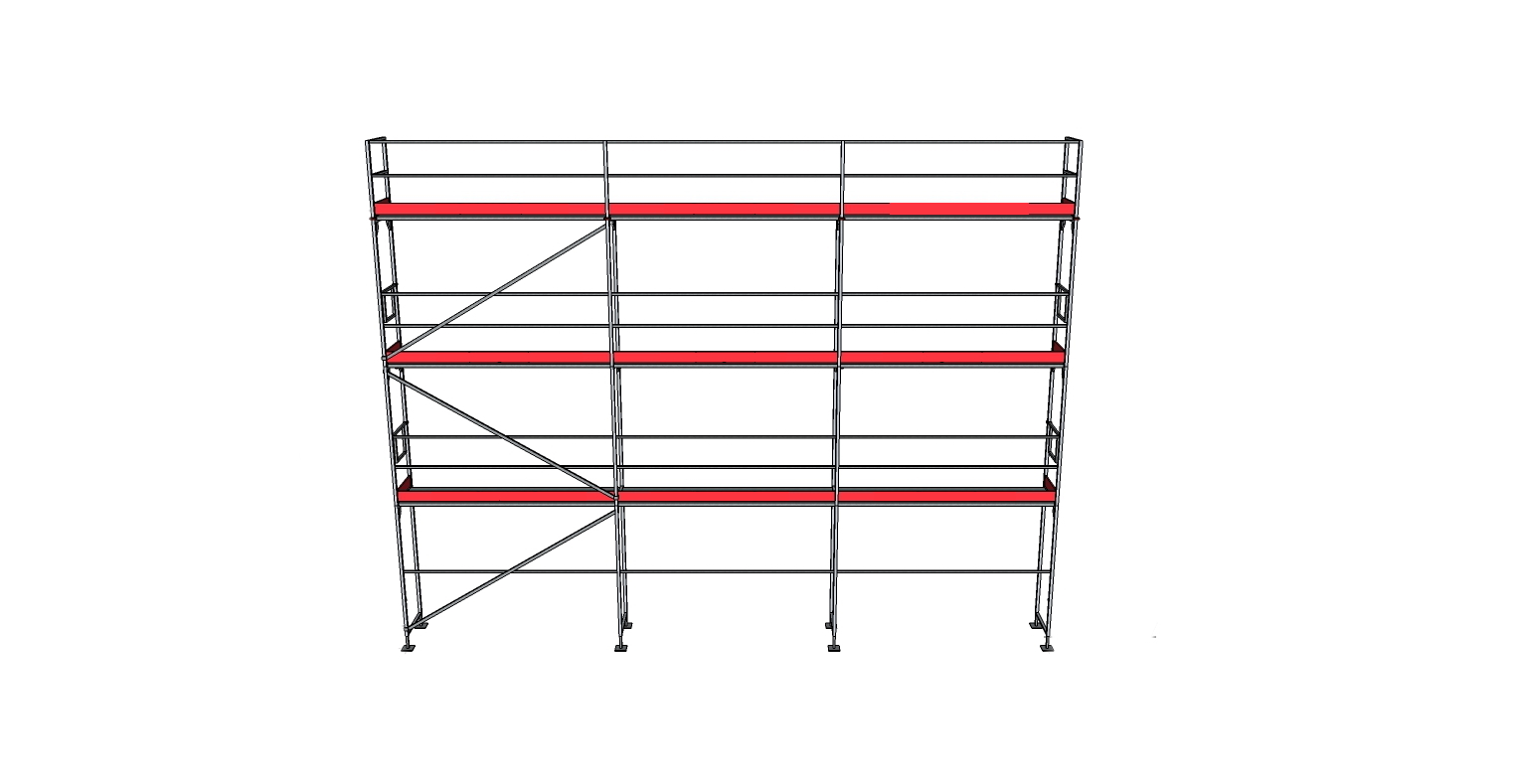 Rampaket 221 Stål 9 x 8m