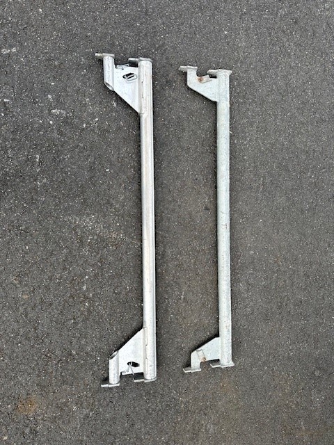 Enrörsbalk 120 cm Beg galvad