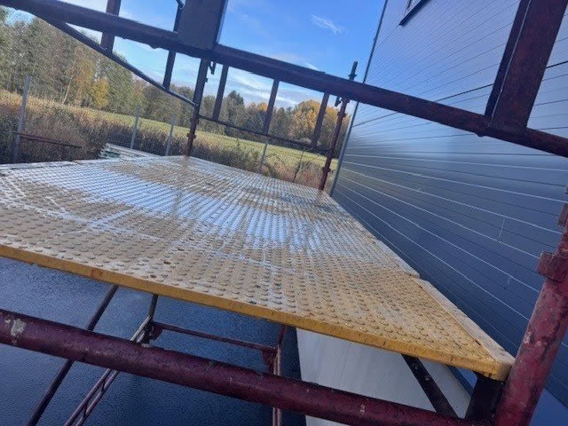 935 Beg Haki 9 x 4m + topp - 1,2m djup med plasttrall - 2
