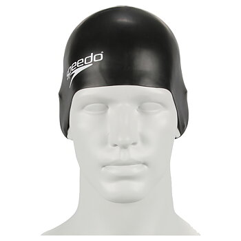 Speedo Plain Moulded Silicone Cap Junior