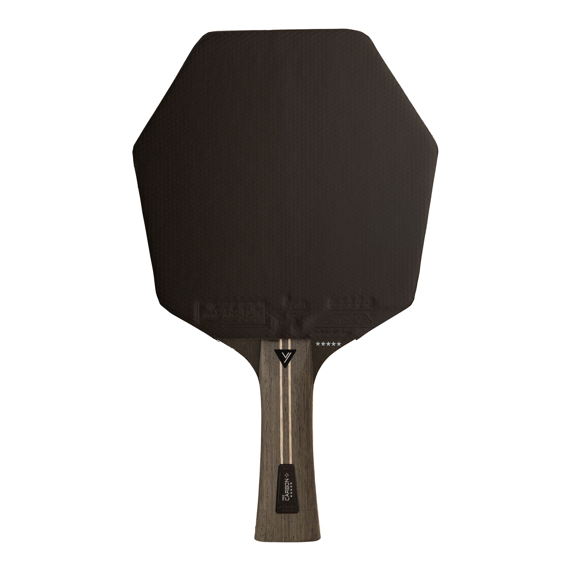 Stiga Bat Pro Carbon Plus Cybershape 5-S Bordtennisracket - 4