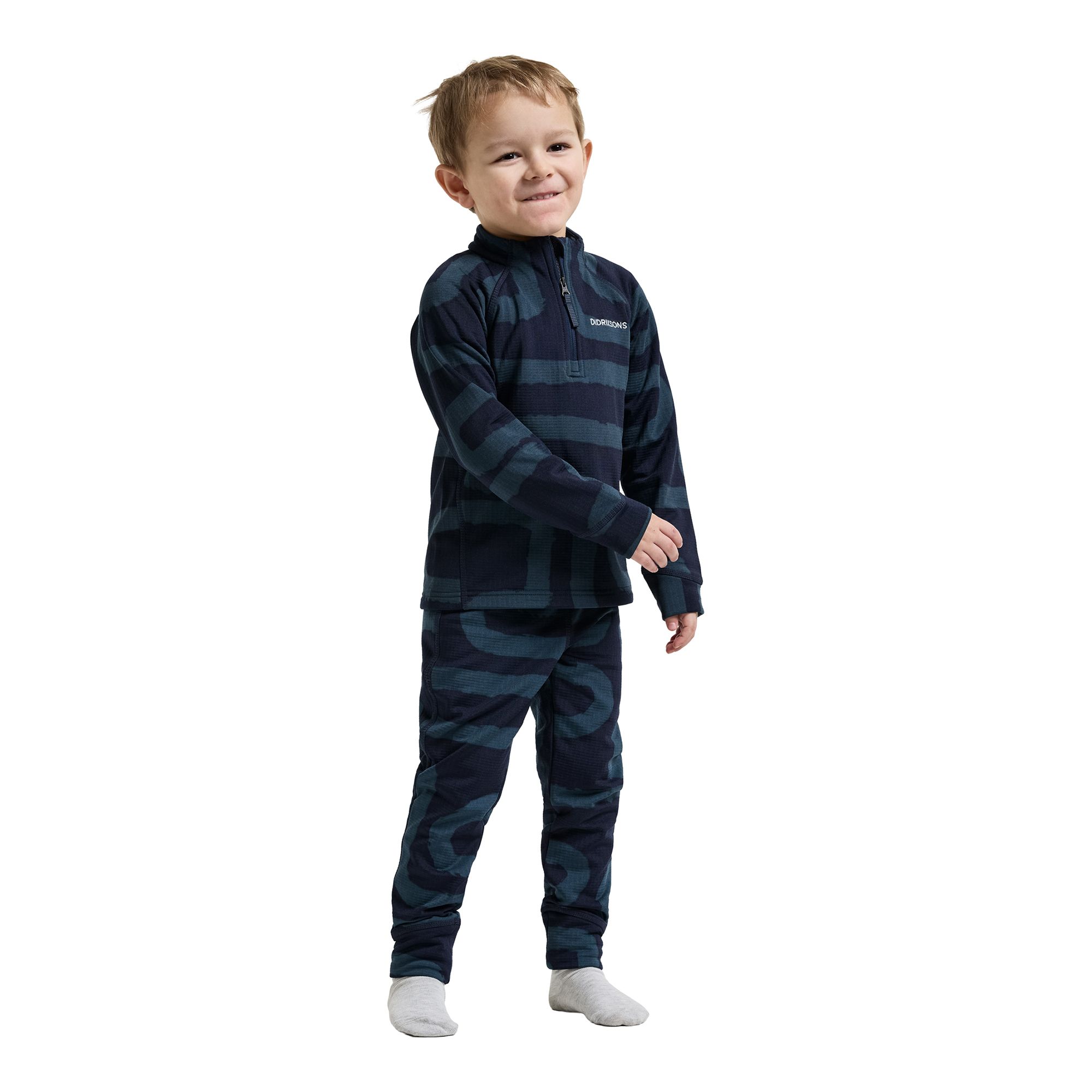 Didriksons Jadis Printed Kids' Set Underställ - 4