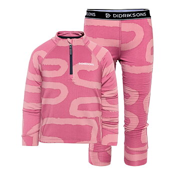 Didriksons Jadis Printed Kids' Set Underställ