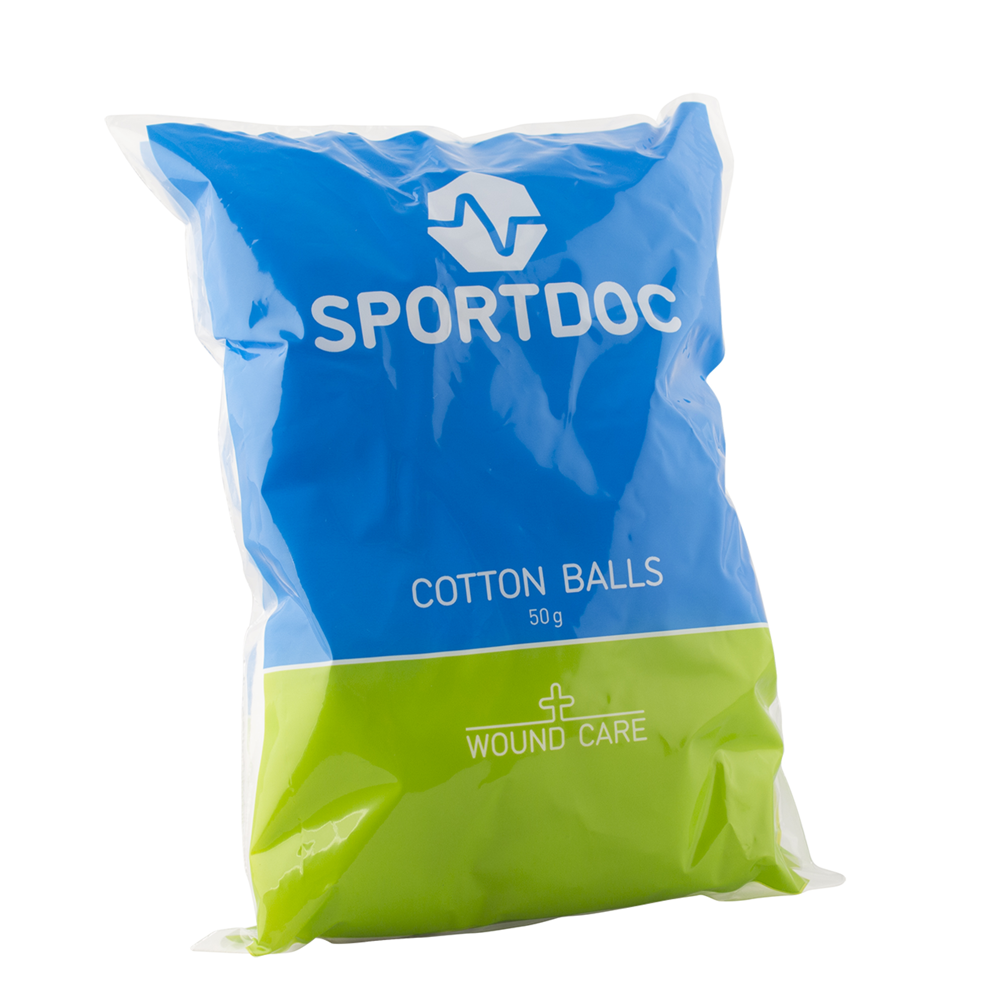 Sportdoc Cotton Balls, 50G Zip Bag