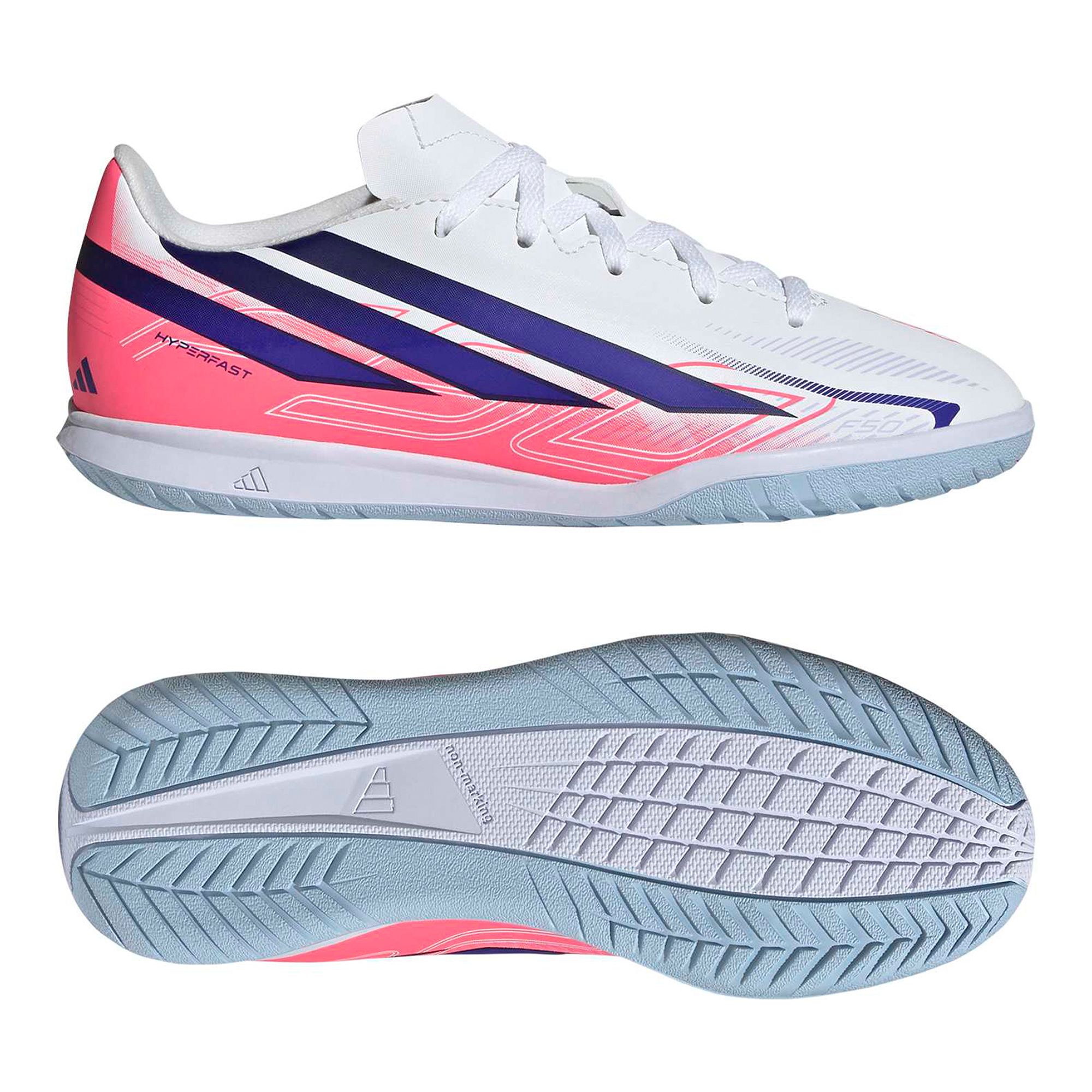 Adidas F50 Hyperfast Club Indoor Kids Fotbollsskor - 3