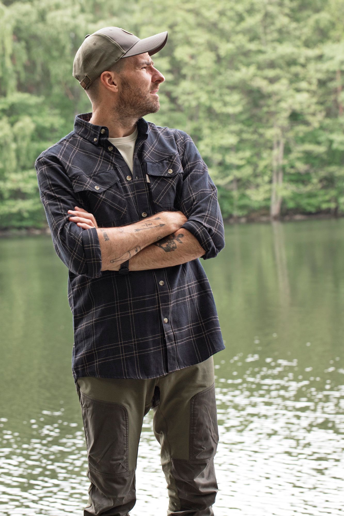 Pinewood Finnveden Forest Flannel Shirt M Flanellskjorta - 5
