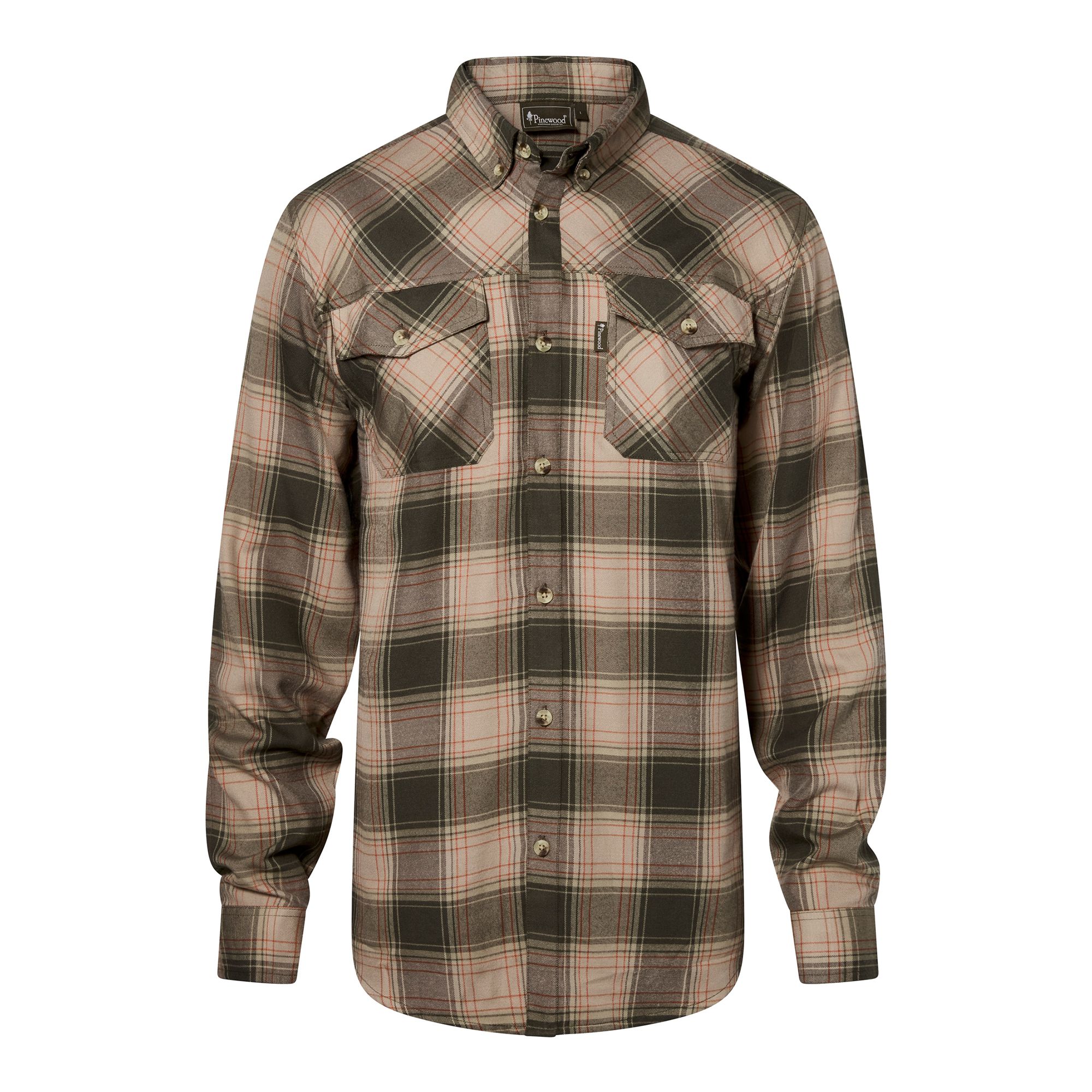 Pinewood Finnveden Forest Flannel Shirt M Flanellskjorta