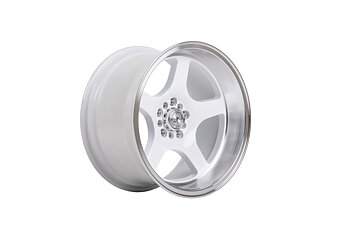 59°North Wheels D-004 9,5x17" ET5 5x100/5x108 white/polished lip