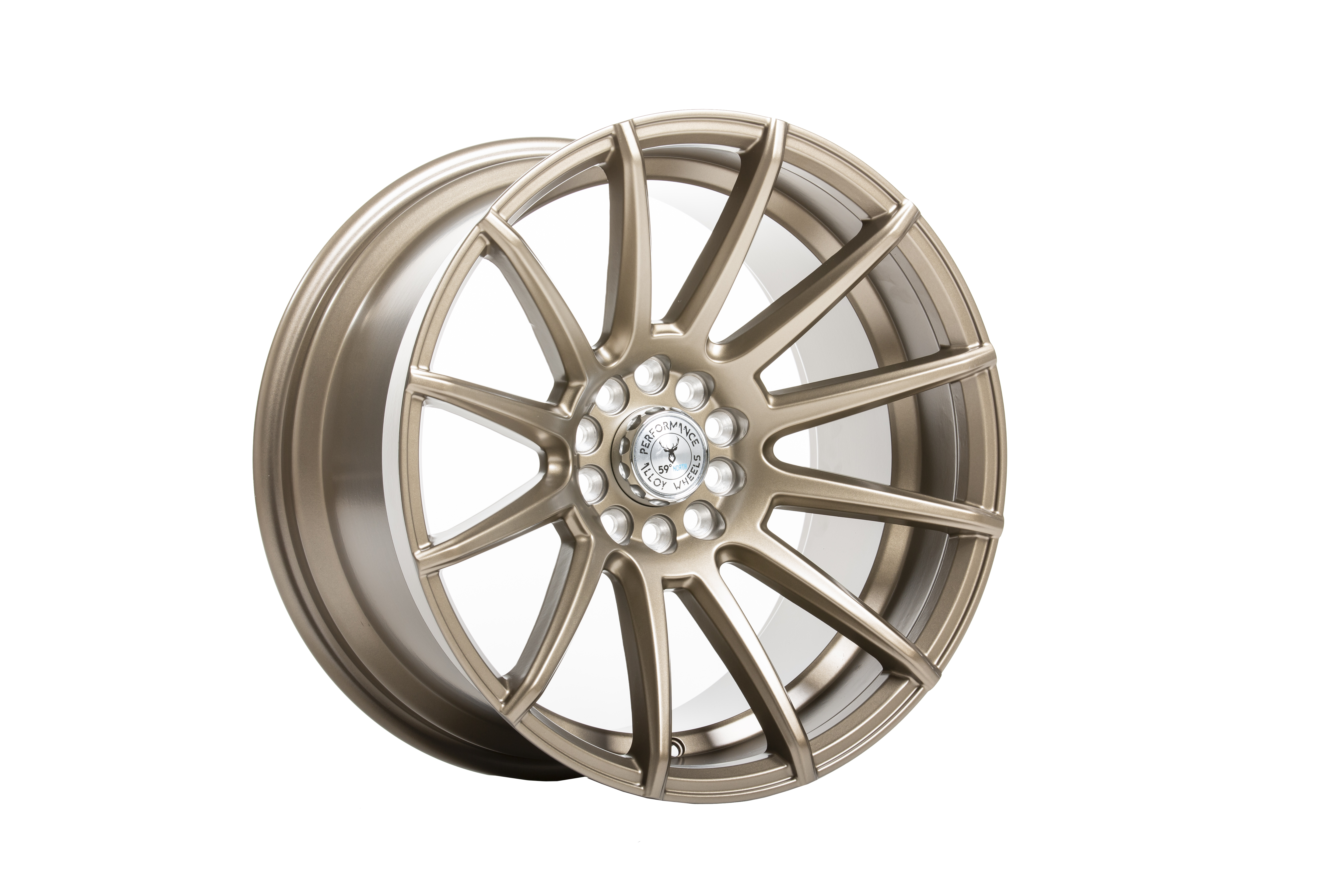 59°North Wheels D-005 9,5x17" ET15 5x108/5x112 Mattebronze