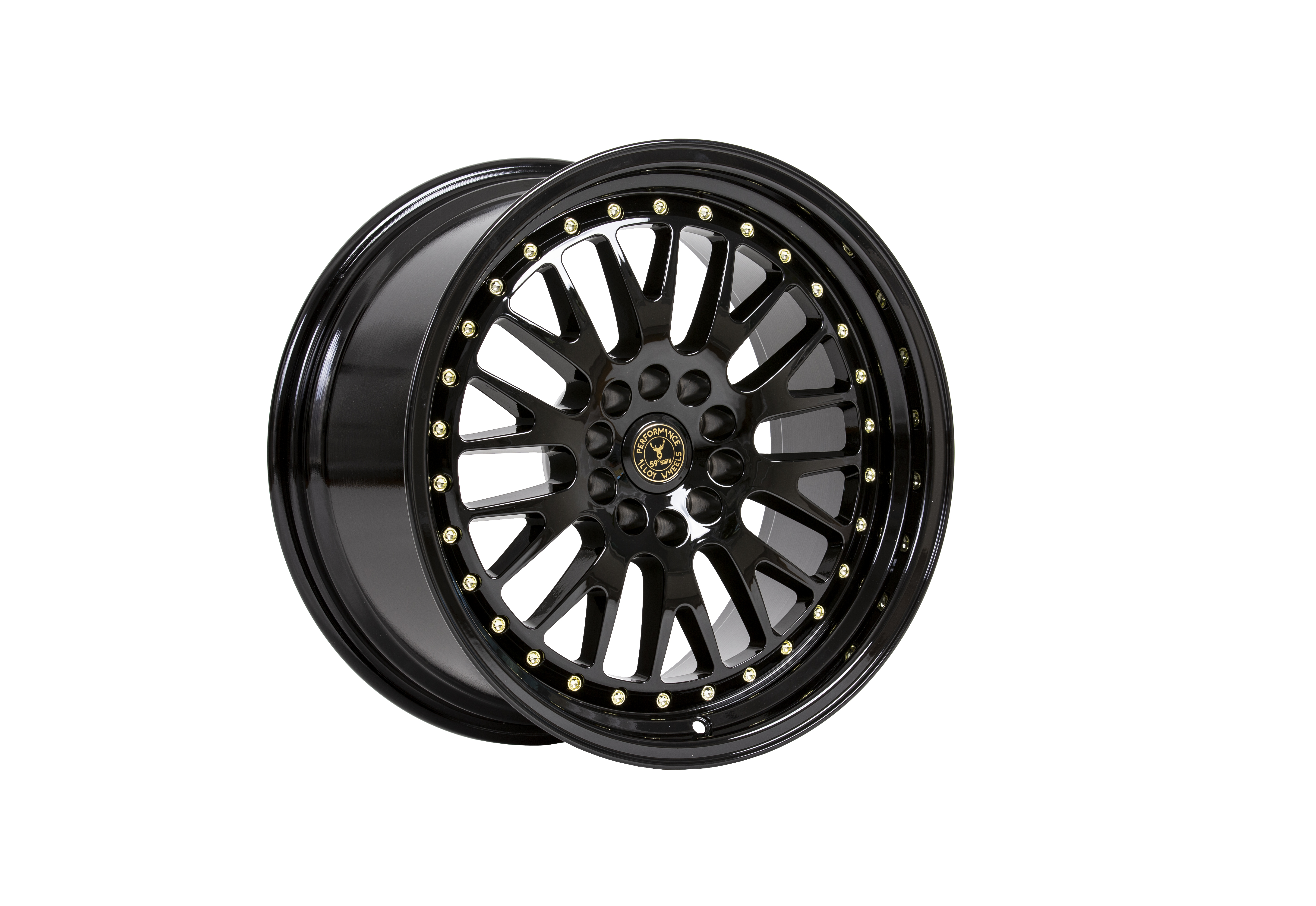 59°North Wheels D-003 9,5x18" ET20 5x114/5x120 Glossblack
