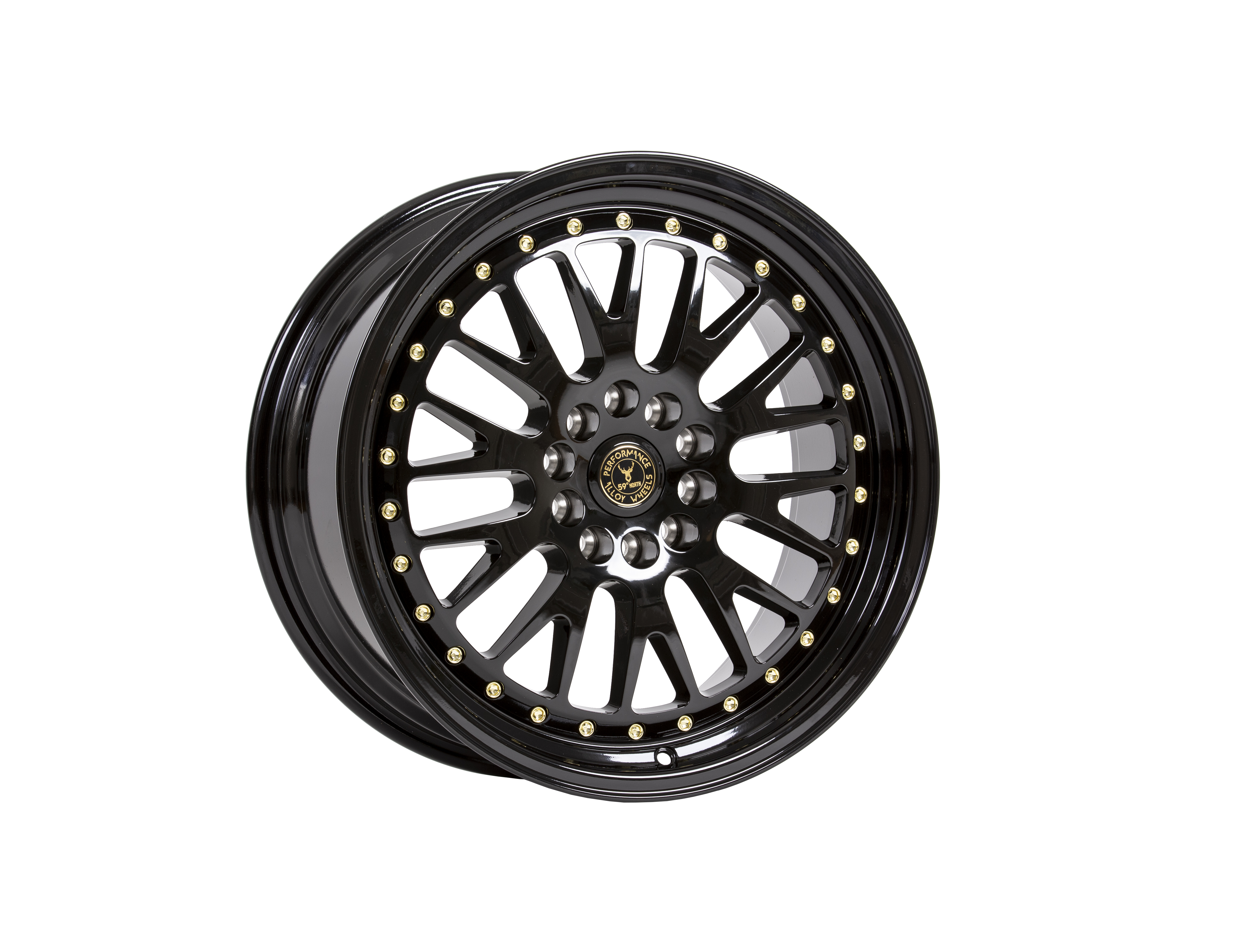 59°North Wheels D-003 8,5x18" ET35 5x114/5x120 Glossblack