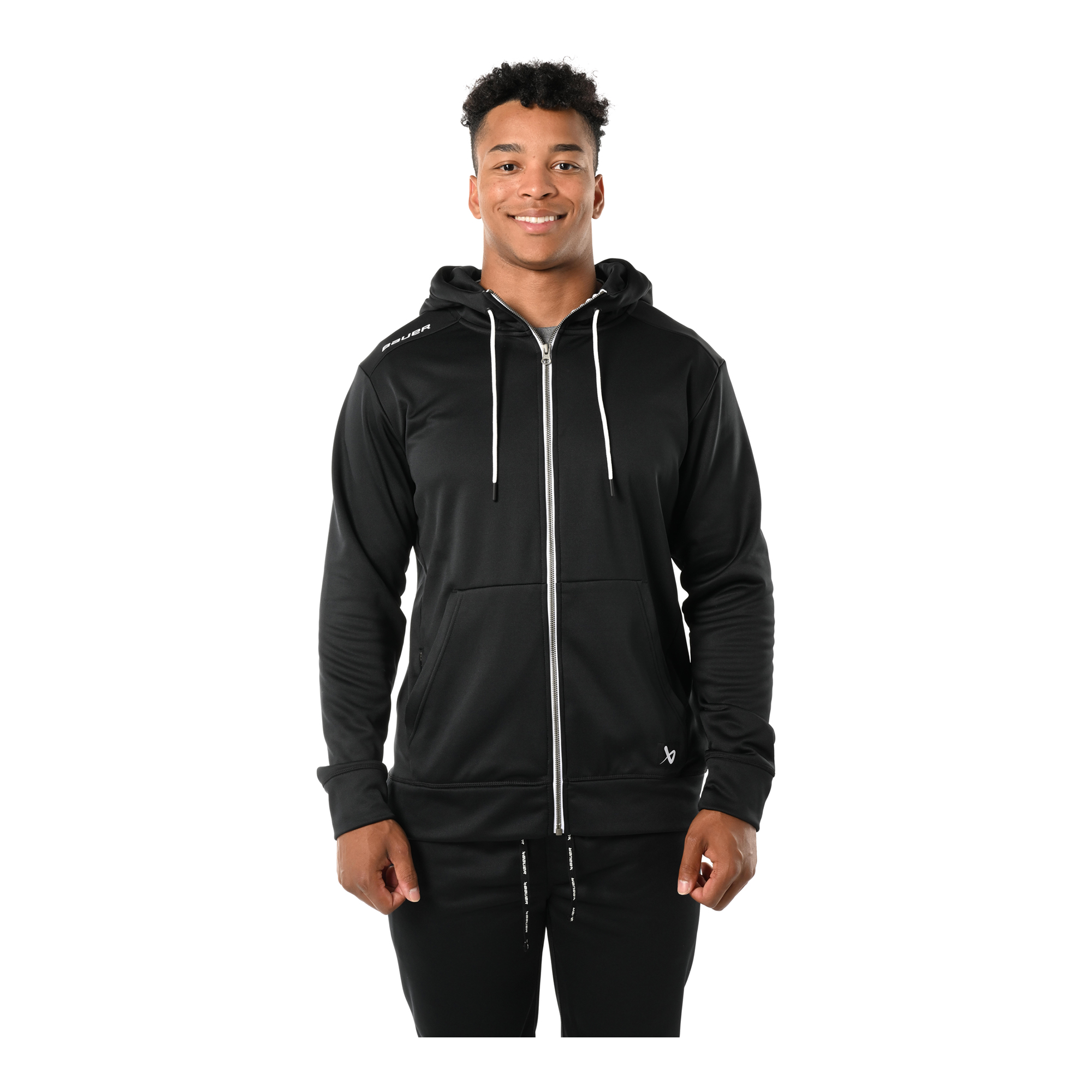 Bauer Ziphoodie Team Fleece Sr