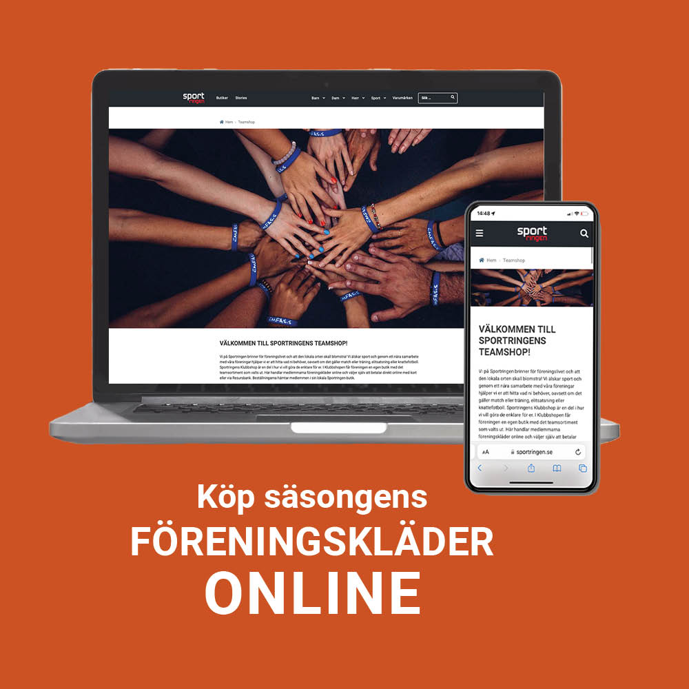 Vår klubbshop!  Se mer >