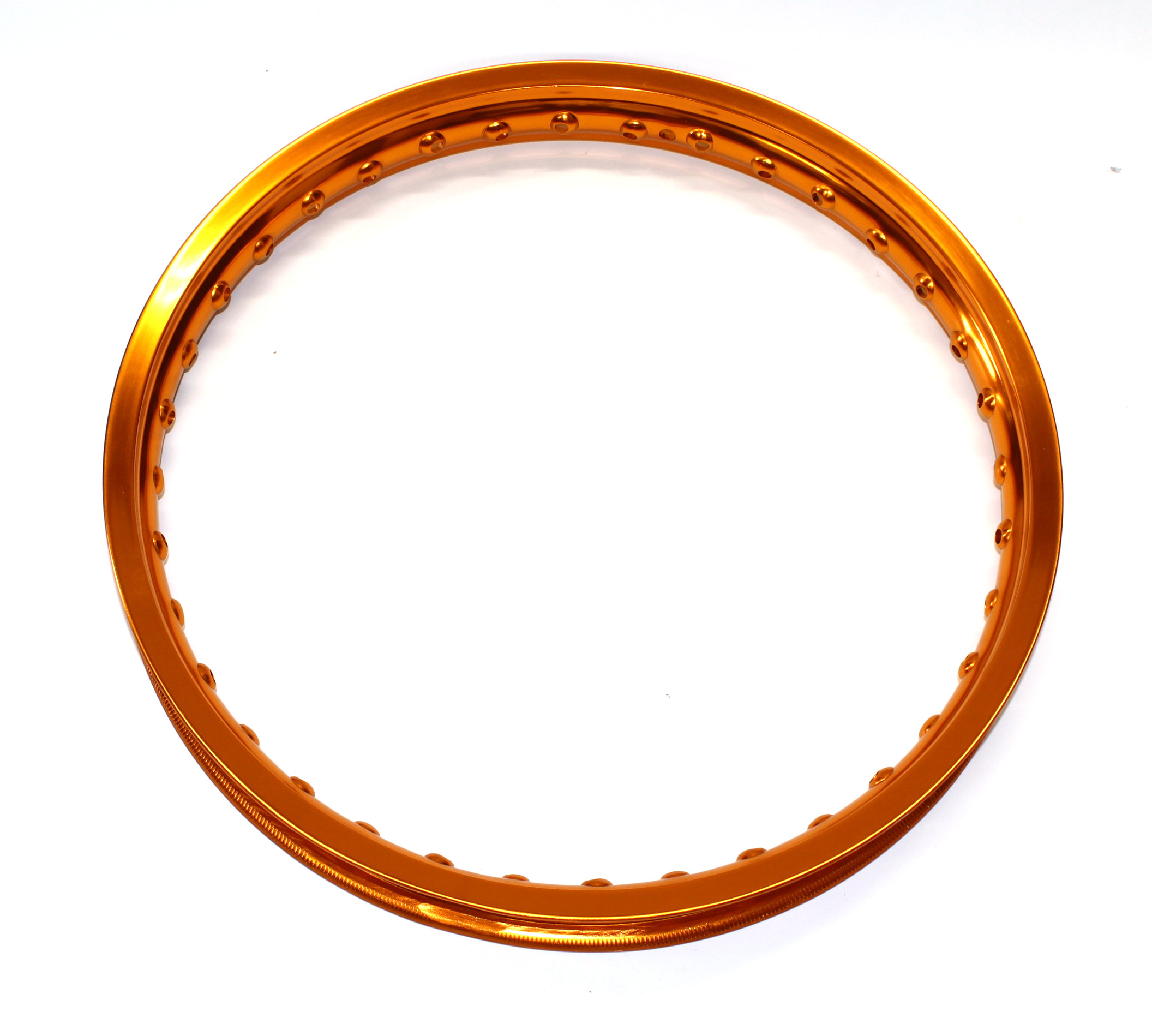 Fälgbana 17x1.60 Aluminium, Guld/Orange