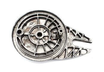 Bromssköld 120mm, bak.