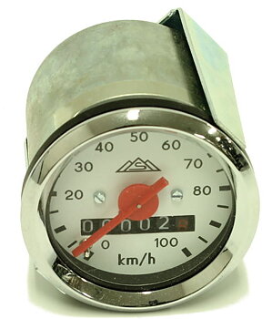 Hastighetsmätare 0-100km/h, 48mm.