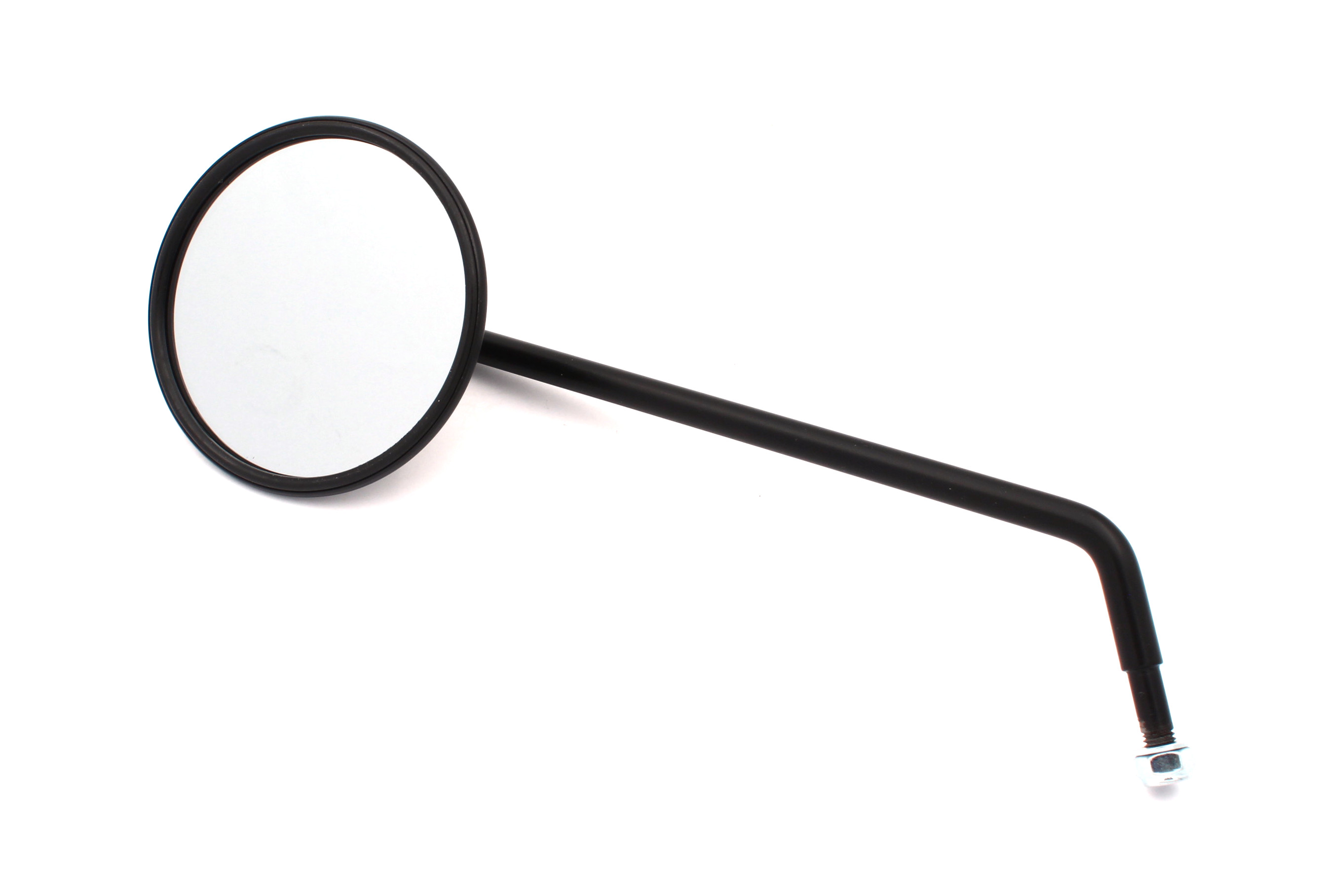 Backspegel  Rund Svart M8, Vänster