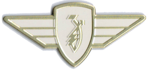 Emblem för Zundapp styre.