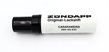 Lackstift Zundapp original Cararaweiss