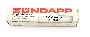 Lackstift Zundapp original Cararaweiss
