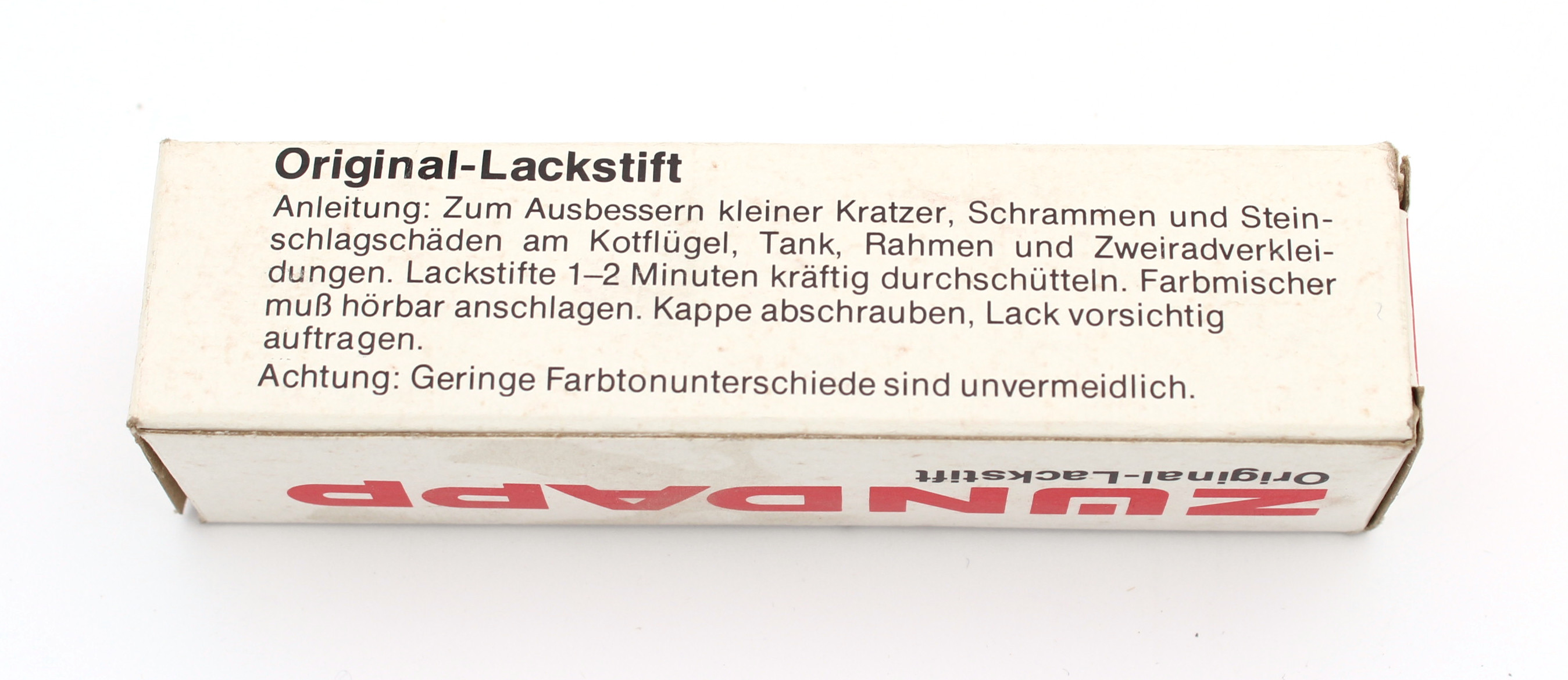 Lackstift Zundapp original Cararaweiss - 3