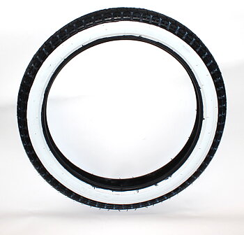 Däck 16x2.75 IRC Nr-2 Vit sida
