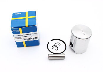Kolv Alvars 60cc cylinder, för kort vevstake