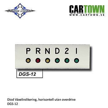 Ledplate gearindicator Horizontal No OD
