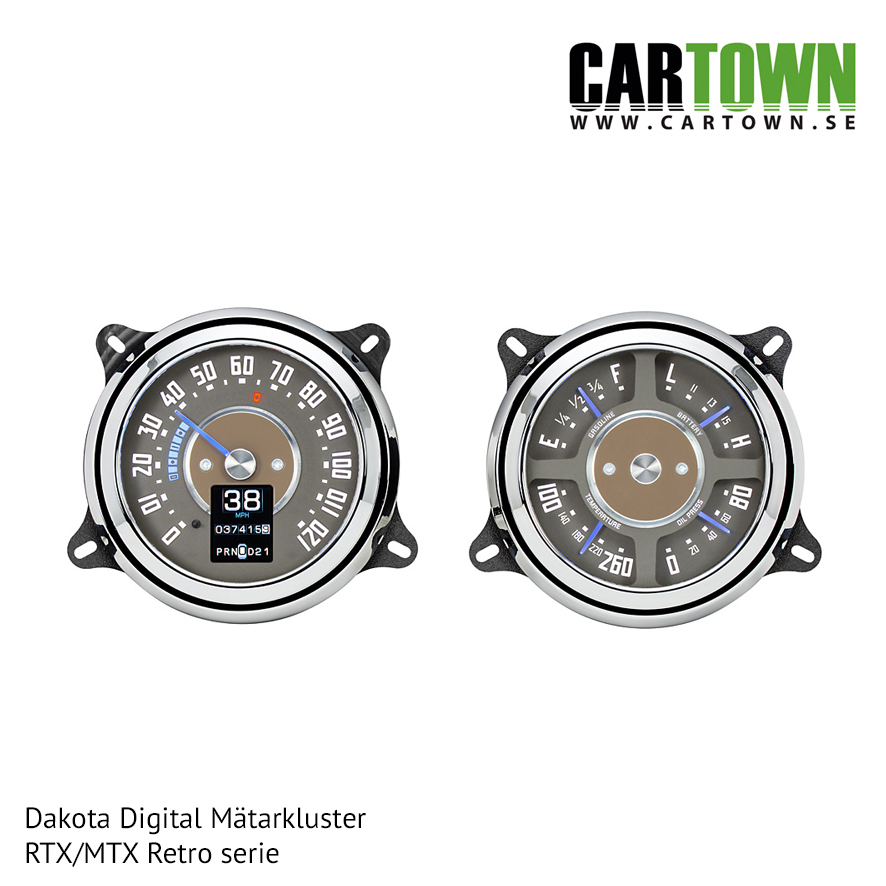 Dakota Digital RTX/MTX för Chevrolet Pickup 1947-53 Digital Retro Style