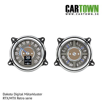 Dakota Digital RTX/MTX för Chevrolet Pickup 1947-53 Digital Retro Style