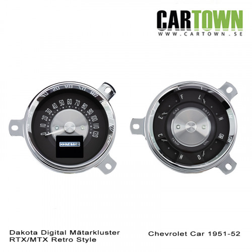 Mätarkluster Chevrolet 1951-52 Sedan RTX/MTX - 4