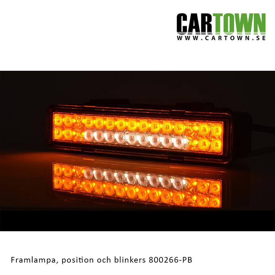 Kombinerad Fram positionsljus/blinkers LED-lykta - 4